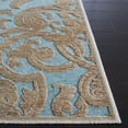 thumbnail image 4 of SAFAVIEH Paradise Alannah Damask Vines Area Rug, Stone/Aqua, 5'3" x 7'6", 4 of 8