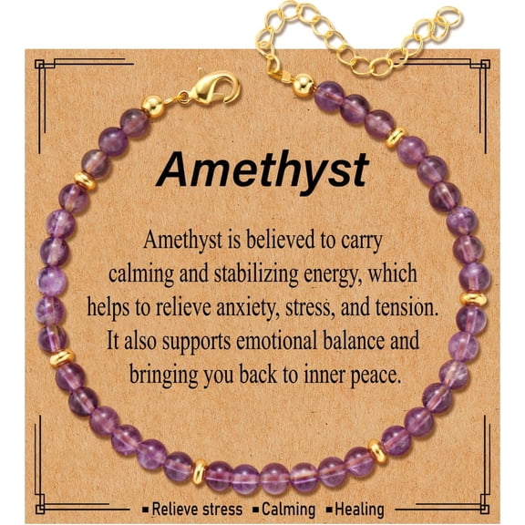Natural healing crystal bracelet, women's style, relieves anxiety, citrine jewelry, an ideal gift for friends, daughters, sisters, mothers, and colleagues.