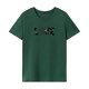 thumbnail image 1 of Camiseta de mujer de verano de manga corta para uso diario, oficina, trabajo, vacaciones, playa Verde, 1 of 7