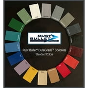 Rust Bullet - DuraGrade Concrete - High Performance Coating - Vibrant Colors - 1 Gallon, Red