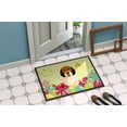 thumbnail image 2 of Easter Eggs Petit Basset Griffon Veenden Door Mat, 2 of 2