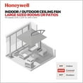 thumbnail image 6 of Honeywell Lynton 52" Ceiling Fan w/ Remote, & Reversible Blades, Matte Black, 6 of 11