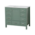 thumbnail image 5 of Horizon 42" Bathroom Vanity with Sage Green Cabinet and Engineered White Top, 5 of 5