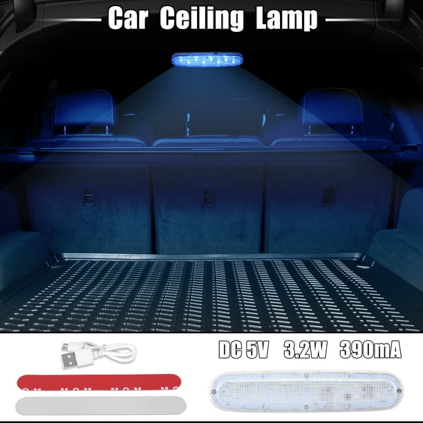 Spot LED Bleu Encastré 12V pour camping car Bateau Rond Chromé