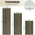 thumbnail image 4 of Red and Green Christmas Reindeer Pattern Kitchen Rugs Sets Of 3,Kitchen Runner Rugs Non Skid Washable,Decorative Kitchen Floor Mats for Kitchen,Sink,Laundry,17"x30"+ 17"x47" + 17"x59", 4 of 6