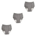 thumbnail image 4 of Youkk Reusable Washable Mens Underwear for Incontinence Breathable Briefs Pant 100CC Light Grey L 3Set, 4 of 6