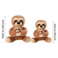 thumbnail image 3 of Student Plush Toys Sloth Stuffed Animal 8 Inch Soft Plush Stuffed Animals Student Stuffed Animal Calming Toys for Student Animal Toys Kids Plush Toys Pillows Tan One Pack, 3 of 7
