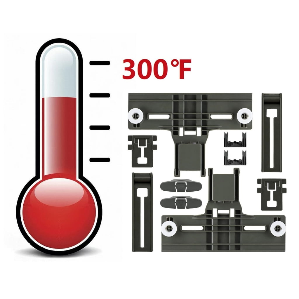 10 Divisions Dishwasher Upper Shelf Factors Permanent Macromolecule Metal Plan Strengthened Stability Smooth Sliding Re