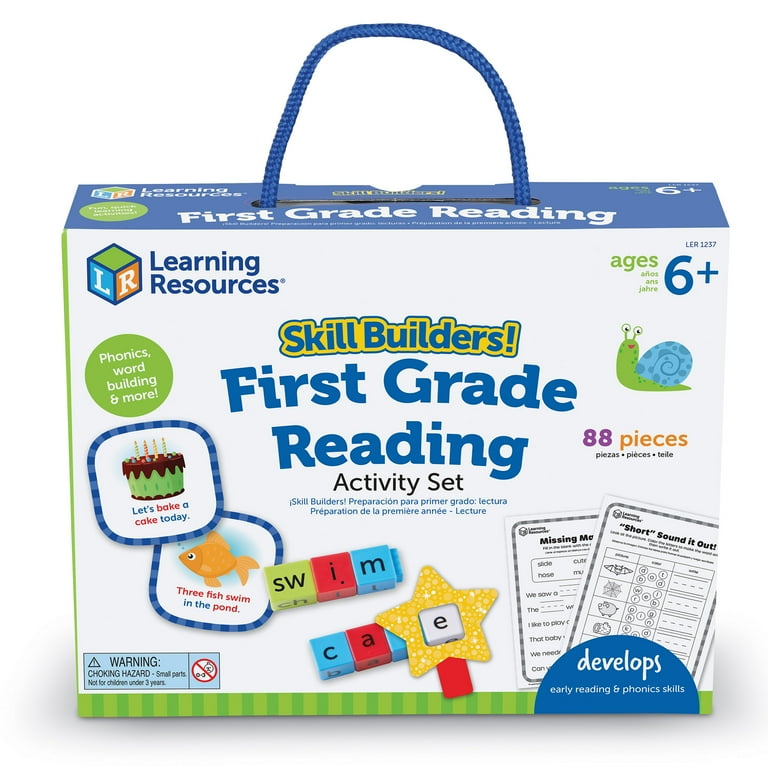 Learning Resources Skill Builders! 1st Grade Reading - 88 Pieces