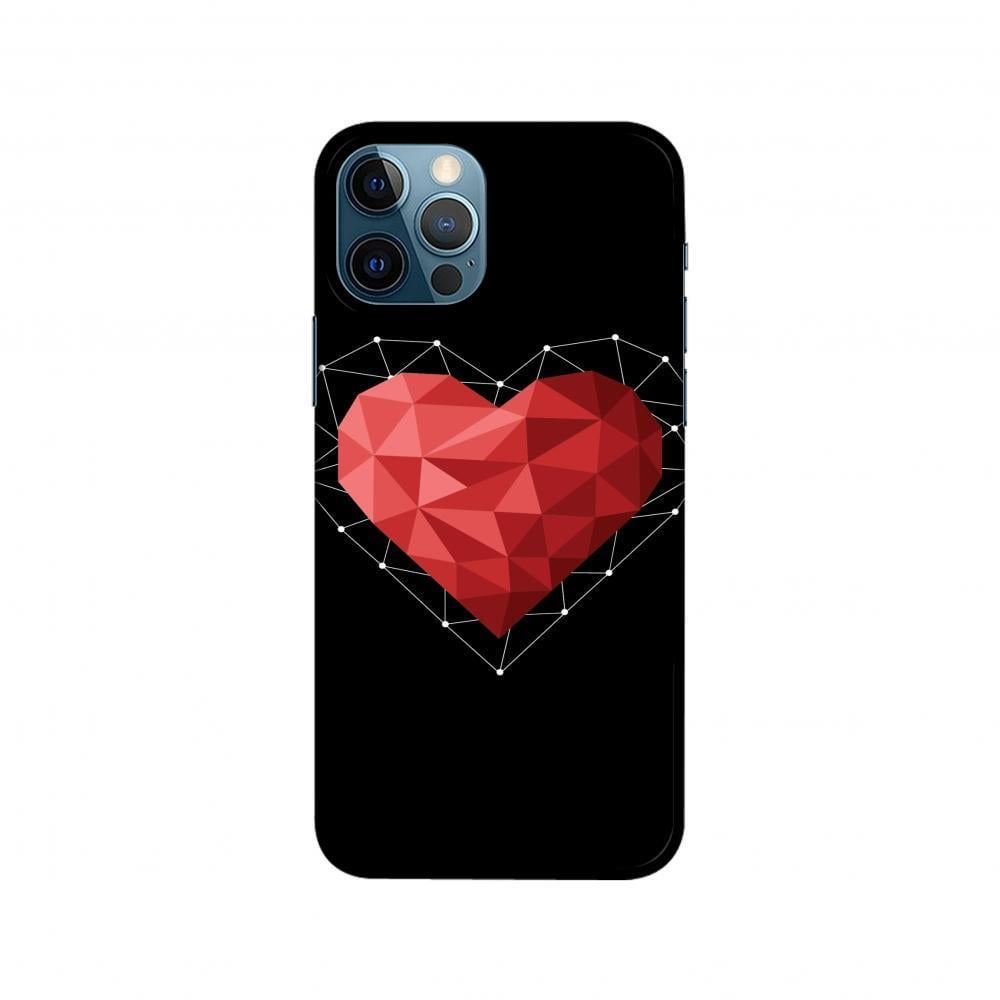 AMZER Snap On Case Hearts within A Heart HARD Plastic Protector Case Phone Cover 