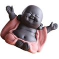 thumbnail image 1 of RV Mini estatuilla de Buda de cerámica monje té mascota estatua de Buda en miniatura chino Maitreya Feng Shui Ornamen oso de fresa Electrónica, 1 of 5