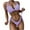 Light Blue, variant on COBKK Women's Swimsuits Summer Fashion Women Solid Bikini Push-Up Padded Swimwear Swimsuit Set Athletic Two-Piece Swimsuits Q-183 Orange M
