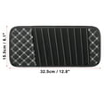 thumbnail image 3 of 2pcs Vehicle CD Visor Storage Cases with 10 DVD Storage Sleeves Black with White Line, 3 of 7