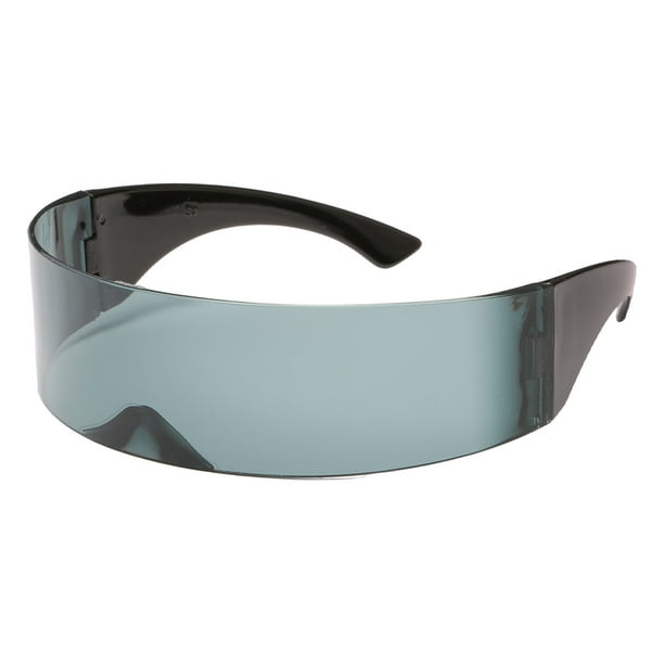 Gafas Futuristas Novedosas Lentes Resina Curvadas para Fiestas Al Aire Libre