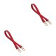 thumbnail image 4 of Correa de hombro corta Sonducket para bolso de cuero duradero rojo 38 cm 2Conjunto, 4 of 6