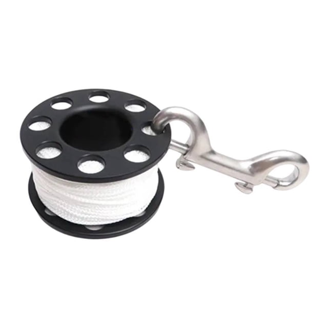 Compact Diving Reel Scuba Diving Reel 15M Diving Spool 30M Scuba Reel 50M Finger Spool For Diving Gear Management