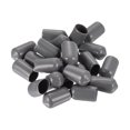 thumbnail image 4 of 20Pcs Rubber End Caps 9mm(3/8") ID Vinyl Round Tube Bolt Cap Cover Screw Thread Protectors Dark Grey, 4 of 5
