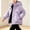 Purple, variant on Boys Hooded Jacket Winter Full Zip Padded Parka with Snap Storm Flap and Zipper Pockets Warm Insulated Coat for Kids School Travel Outdoor Play and Cold Weather Activities 9-10Years