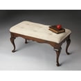 thumbnail image 2 of Butler Specialty Traditional Tufted Bench In Plantation Cherry, 2 of 2