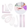 thumbnail image 4 of Tailor Ruler Set, Multifunction High  Sewing Ruler  For Cutting For Drawing For Making-Up, 4 of 8