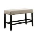 thumbnail image 5 of Nmkwnr Fabric Counter Height Dining Bench for Home, Dining Room, Tan, 5 of 5