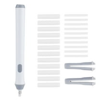 Battery Powered Eraser, Tenwin Electric Battery Operated Automatic Portable Plastic Pencil Eraser with 22 Replaceable Eraser Refills for Graphite Pencil