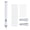 White, variant on Tenwin Electric Battery Operated Automatic Pencil Eraser with Eraser Refills (6.8 inches / 17.3 cm) - Black