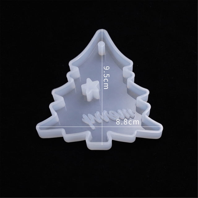 Decoración Colgante Árbol de Navidad Xihbxyly Epoxi de Cristal Diy Liquidación de Verano
