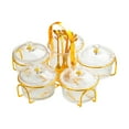 thumbnail image 3 of Lipstore Appetizer Tray Ornament Multifunctional Serving Tray for Cookies Cakes Party clear, 3 of 8