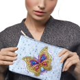thumbnail image 2 of EIMELI Golden Pattern DIY Rhinestone Painting Tote Bag Cosmetic Pouch Craft  Painting Handmade Coin Bag, 2 of 6