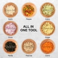 thumbnail image 4 of Picador de alimentos manual Geedel, cortador de verduras a golpe, 4 of 8