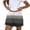 Dark Gray, variant on 2025 Clearance Items under $5.00 LEBONYARD Womens Shorts Clearance,Casual Spring and Summer Comfortable Elastic Waist Women Bottom New Fashion Print Short Pants Purple S