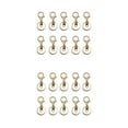 thumbnail image 3 of kurtrusly 10pcs/set Sturdy And Durable Keychains Lobster Clasps Swivel Hooks And Variety KC Gold 2Set, 3 of 6