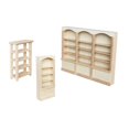 thumbnail image 1 of Estantes De Madera En Miniatura De Casa De Muñecas Para 1:12 Juego De Muebles De Casa De Muñecas, 1 of 9