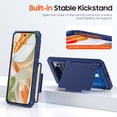 thumbnail image 5 of Oupeigar for Google Pixel 9/Pixel 9 Pro Case With Card Holder&Camera Cover&Kickstand【RFID Blocking】Full-Body Shockproof Wallet Phone Case-Blue, 5 of 9