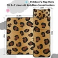 thumbnail image 5 of Gold and Brown Of Leopard Print Toddler Nap Mats for Kids Preschool,Sleeping Mat Bag or Kids,Toddler Sleeping Bag,Toddler Nap Mat or Daycare, 5 of 6