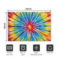 thumbnail image 5 of Colorful Rainbow Tie Dye Spiral Pattern Door Rugs,Washable Non Slip Door Mats Indoor,Decorative Door Mats,Entry Mat Indoor for Entrance,Bedroom,Kitchen,Bathroom,16"x24", 5 of 6