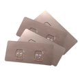 thumbnail image 1 of Shower Caddy Replacement for Wall Mount Racks – Sticker Hooks No Drilling 4 Styles Kitchen and Bathroom Organization Solution 4PCS, 1 of 3