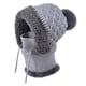 thumbnail image 4 of 3 In 1 Knitted Hat For Women With Scarf And Mask Fall Winter Warm Knitted Ski Scarf And Mask, 4 of 6