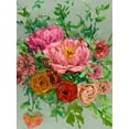 thumbnail image 2 of Wang, Melissa 15x18 Gold Ornate Wood Framed with Double Matting Museum Art Print Titled - Vintage Bouquet I, 2 of 4