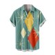 thumbnail image 1 of Camisas Para Hombre Camisa Hawaiana Casual Sin Posicionamiento Botones de Impresión Beach Turndown Blusa de Manga Corta Odeerbi ODB157321, 1 of 6