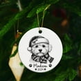thumbnail image 5 of Personalized Maltipoo Ornament for Xmas 2025, Customized Name & Year Maltipoo Pencil Drawing Ornament, Gifts for Maltipoo Lovers, Maltipoo Wearing Santa Hat Ornament, Dog Ornament xRWuZx, 5 of 6