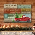 thumbnail image 3 of wall26 Canvas Print Wall Art Christmas Tree New Years Typography Celebrations &amp; Holidays Decorative Illustrations Modern Art Scenic Colorful Warm for Living Room, Bedroom, Office - 12"x18&qu, 3 of 5