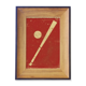 thumbnail image 1 of El deporte de béisbol ilustración rojo patron Marco de imagen marco de escritorio, 1 of 4