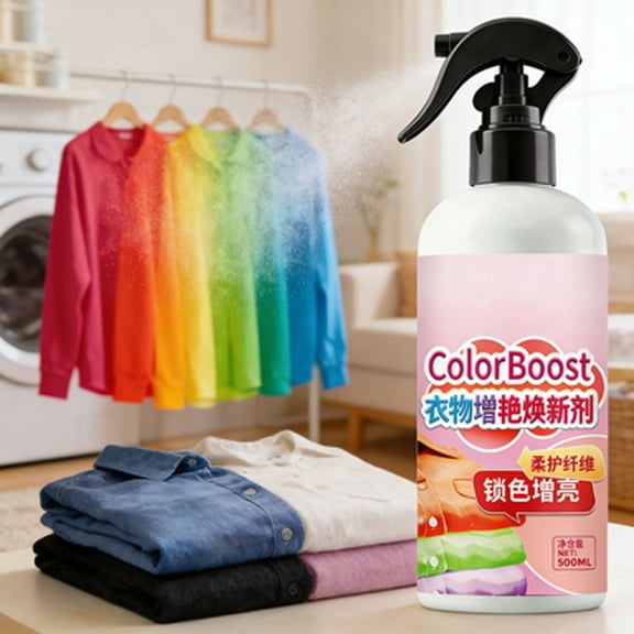 Fzsteel Color Restoration Fabric Dye For Black Clothes - Bring Back Your Favorite Garments' Vibrancy, Easy-To-Use Reducing Agent, 10.1 fl oz