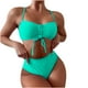 thumbnail image 1 of Bikini de mujer sexy Empalme sólido Traje de baño de dos piezas Traje de baño Conjunto de ropa de playa Fridja  nalpqowj22543, 1 of 6