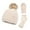 Khaki, variant on Knit Hat Scarf Glove 3-Piece Sets,Winter Plush Pom Pom Thermal Knit Sets,Wind Resistant Warm Head Neck Hand Outfit,Thick Wool Knitted Cold Block Outdoor Sports Matching Suit,Green