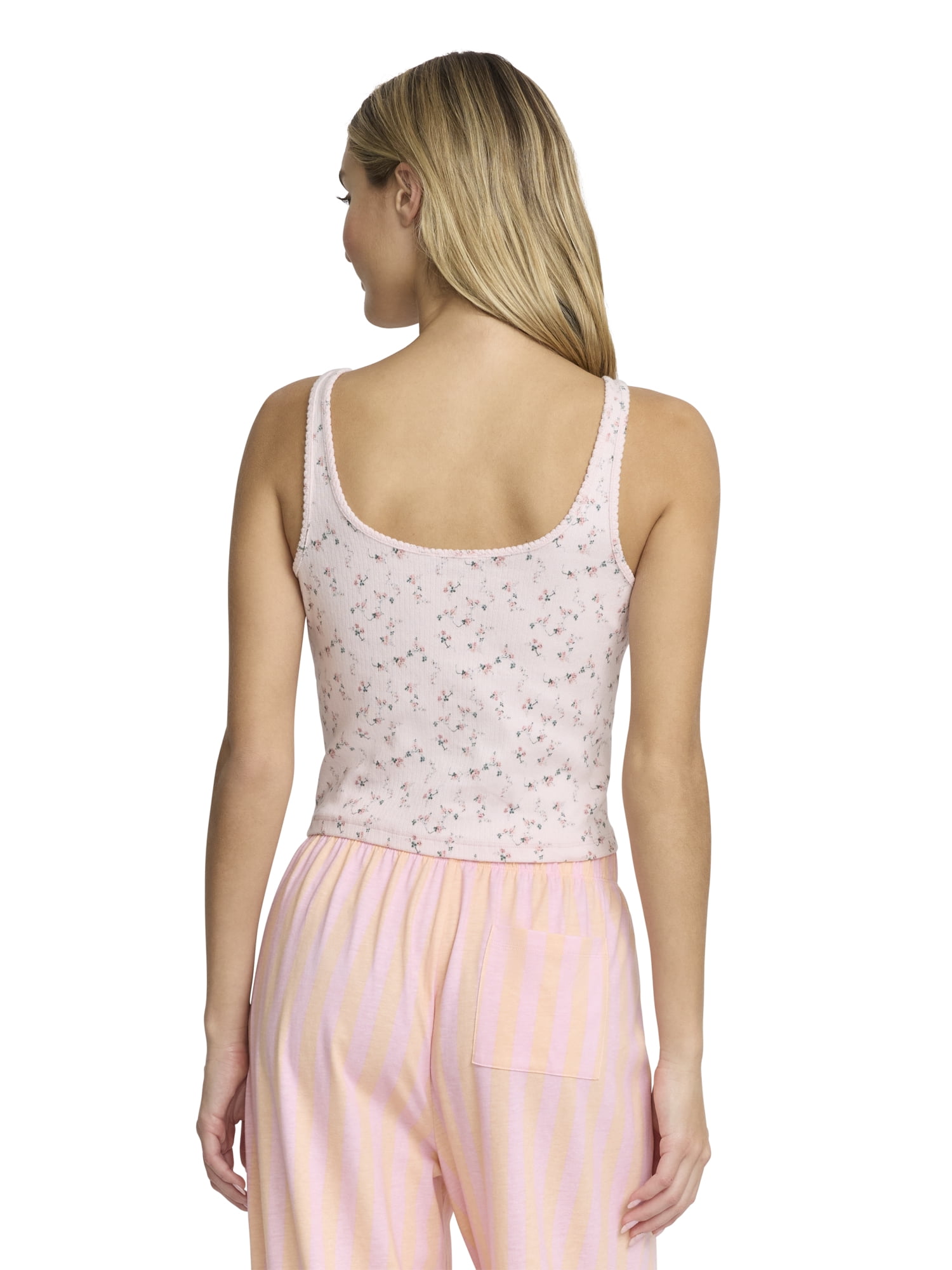 Mills by Millie Bobby Brown Women's Printed Pointelle Tank, Sizes XS-XXXL