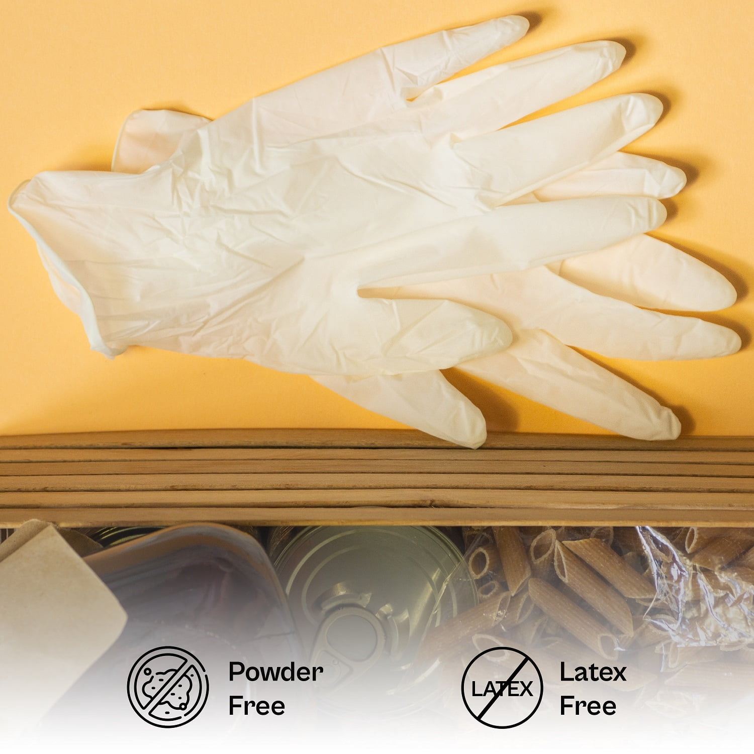 MMBM Vinyl Non Exam Powder Free Disposable Gloves 3 Mil Clear Small 1000 Pcs