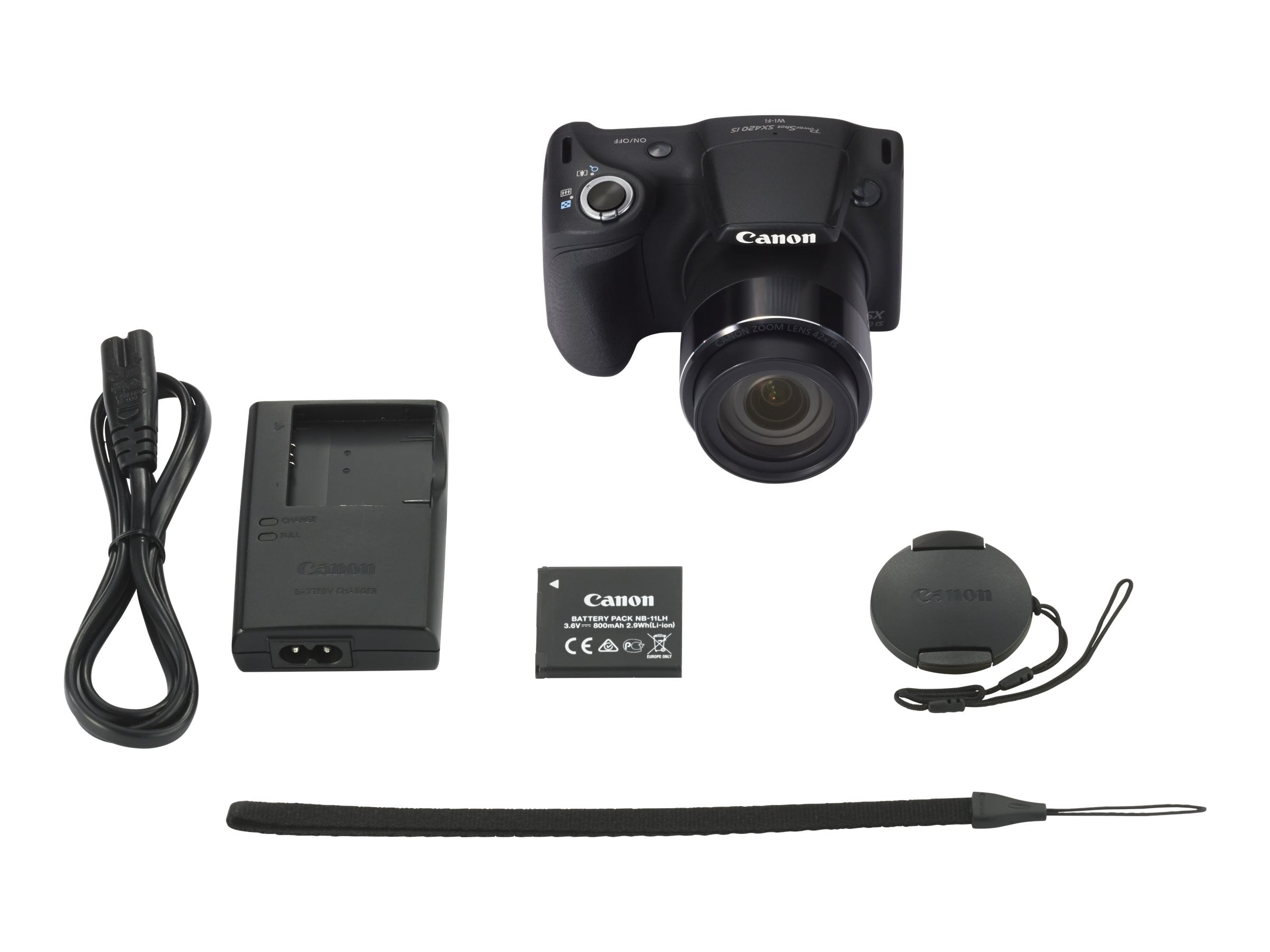 Canon PowerShot SX SX420 IS compacta avanzada color rojo